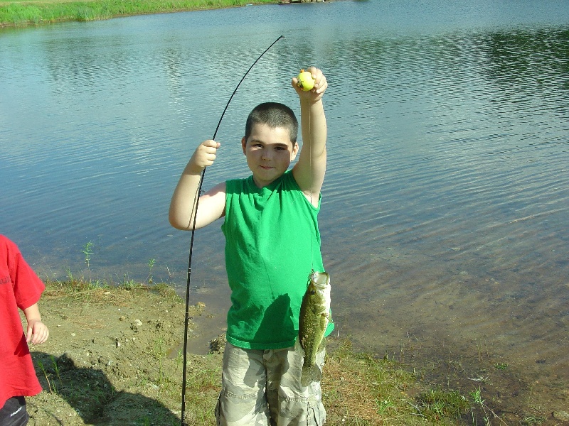 Mikeys First Largemouth Bass