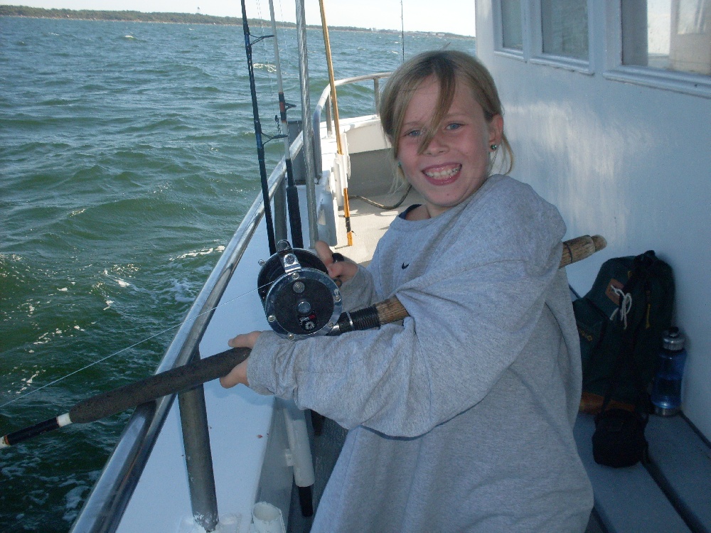 Chloe at Plum Island Gut near Orient