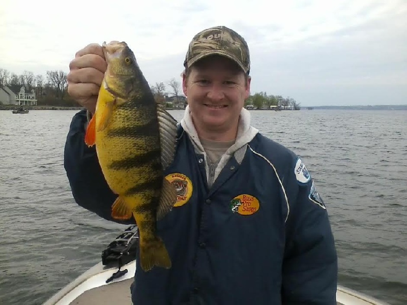 Lunker perch near Seneca Falls